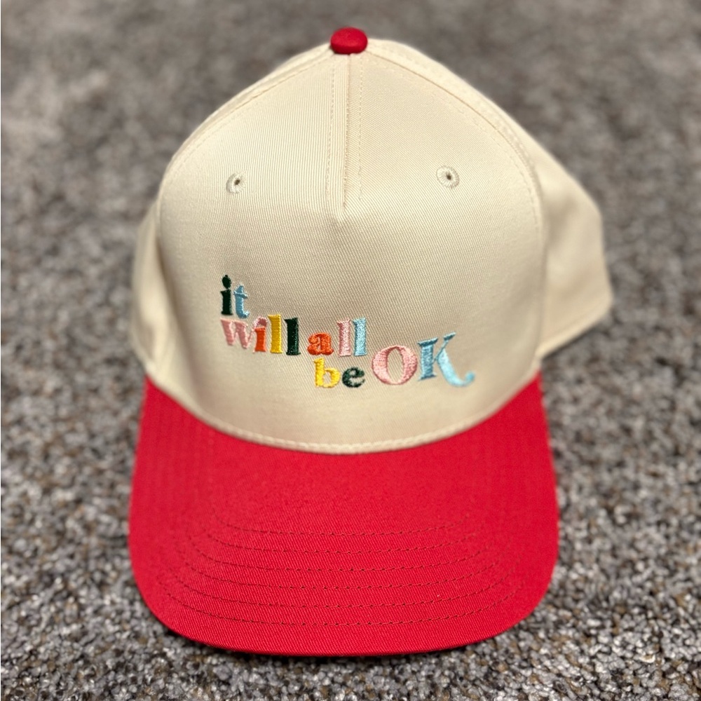 OTTO Beige Cap with Embroidery